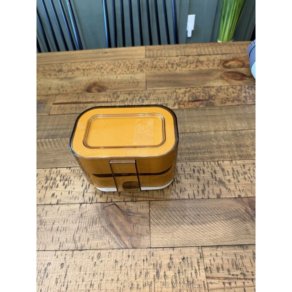Vintage Terraillon Export 4000 Kitchen Scale Retro Amber France 1970s
